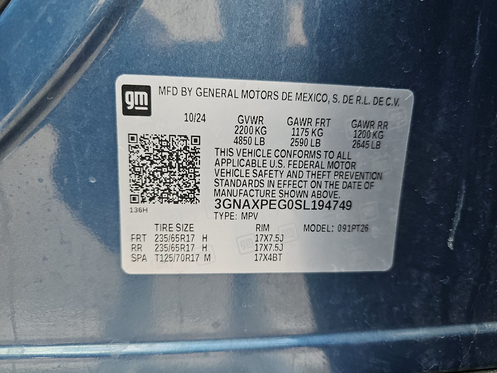 2025 Chevrolet Equinox LT AWD