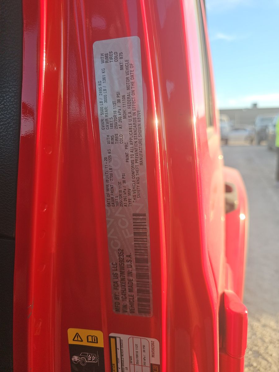 2021 Jeep Wrangler Unlimited Sahara AWD