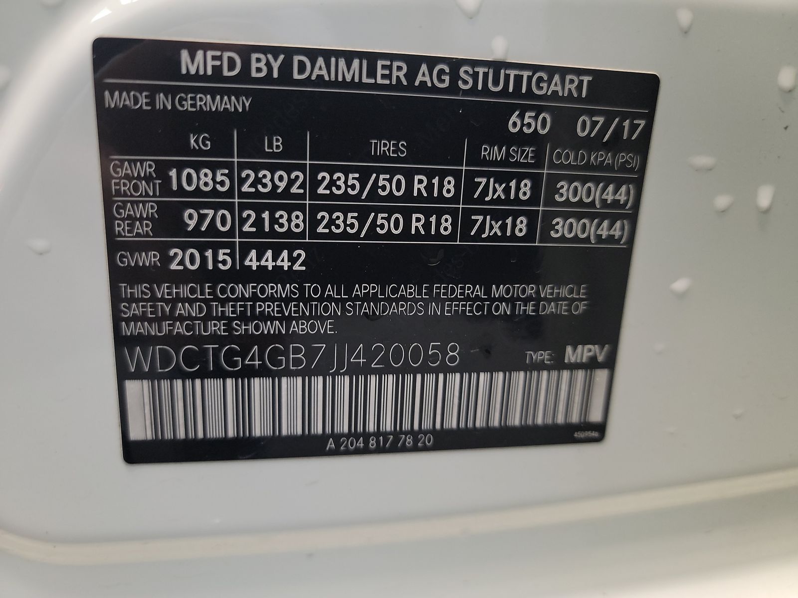 2018 Mercedes-Benz GLA GLA 250 AWD