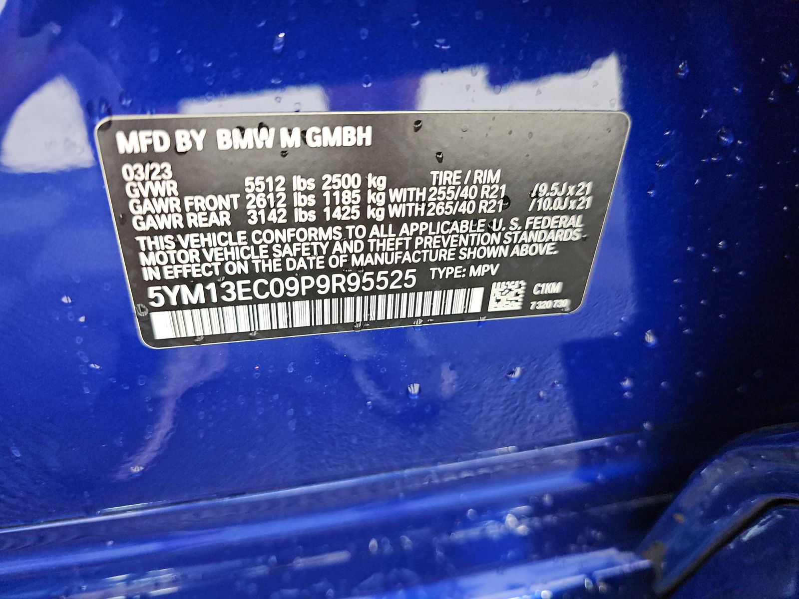 2023 BMW X3 M Base AWD