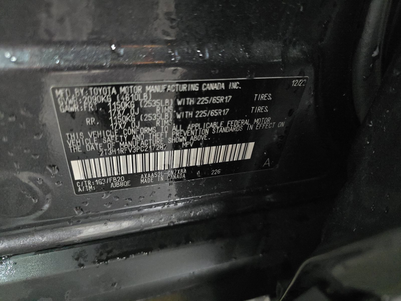 2023 Toyota RAV4 LE FWD