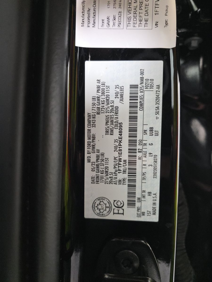 2023 Ford F-150 Lariat AWD