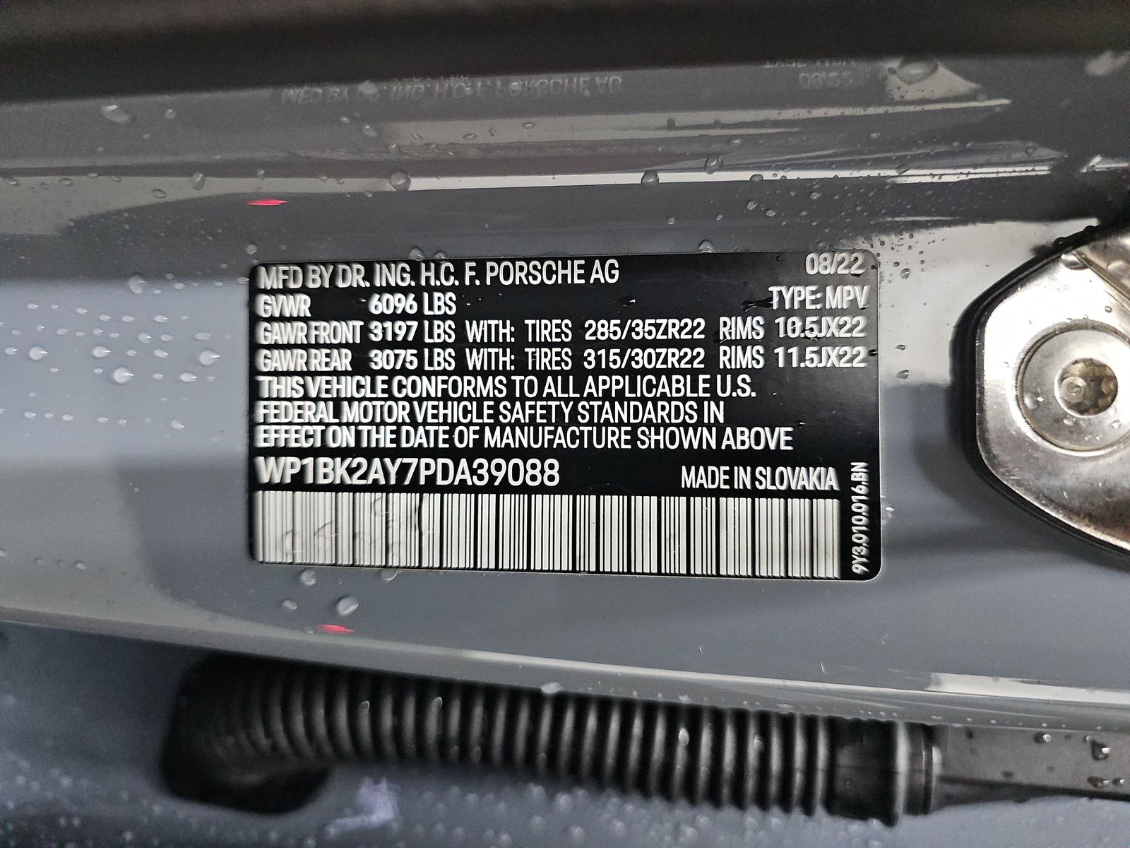 2023 Porsche Cayenne Turbo GT AWD