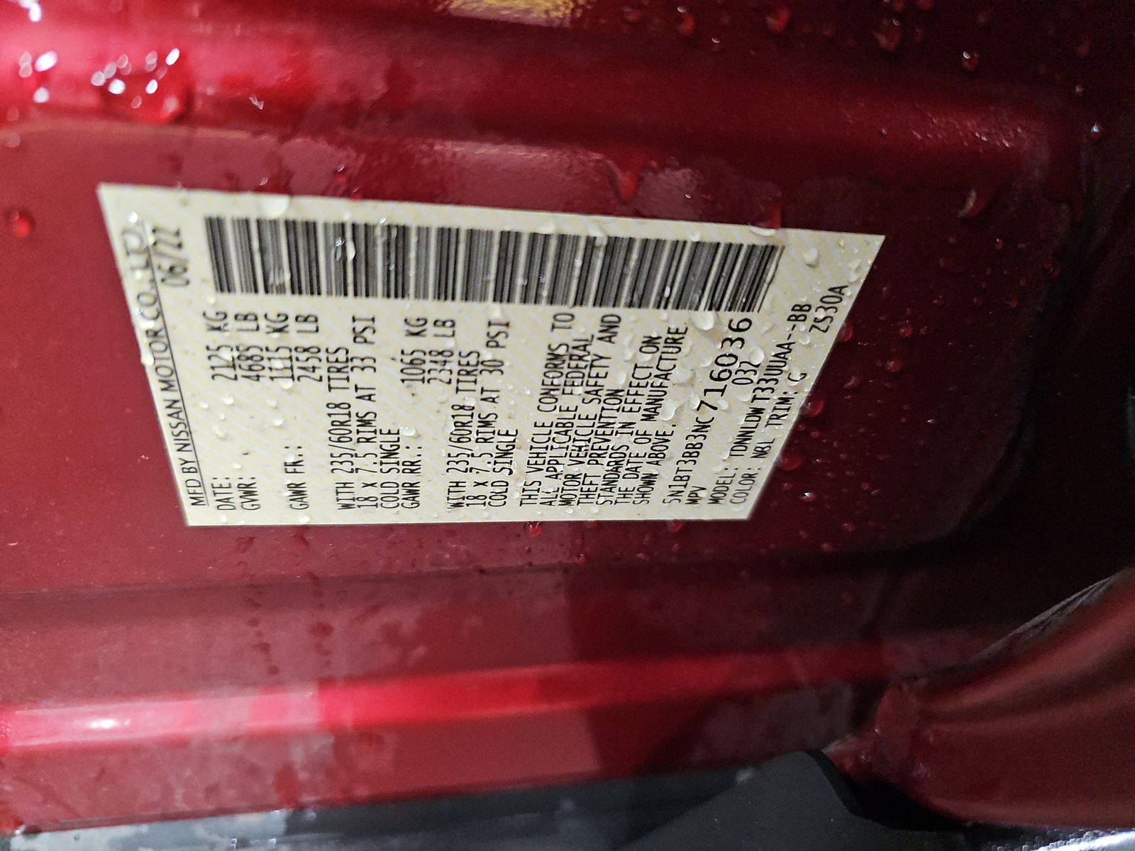 2022 Nissan Rogue SV AWD