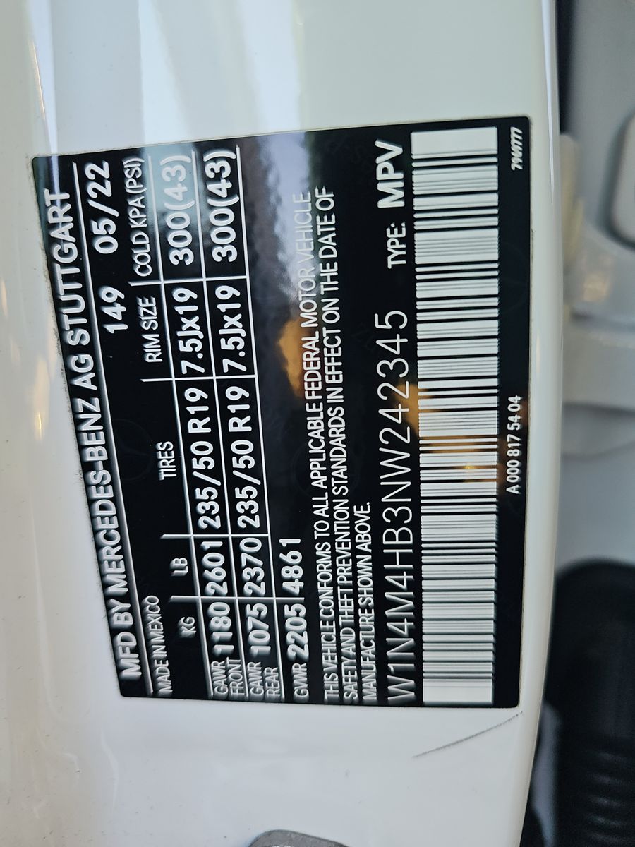 2022 Mercedes-Benz GLB GLB 250 AWD