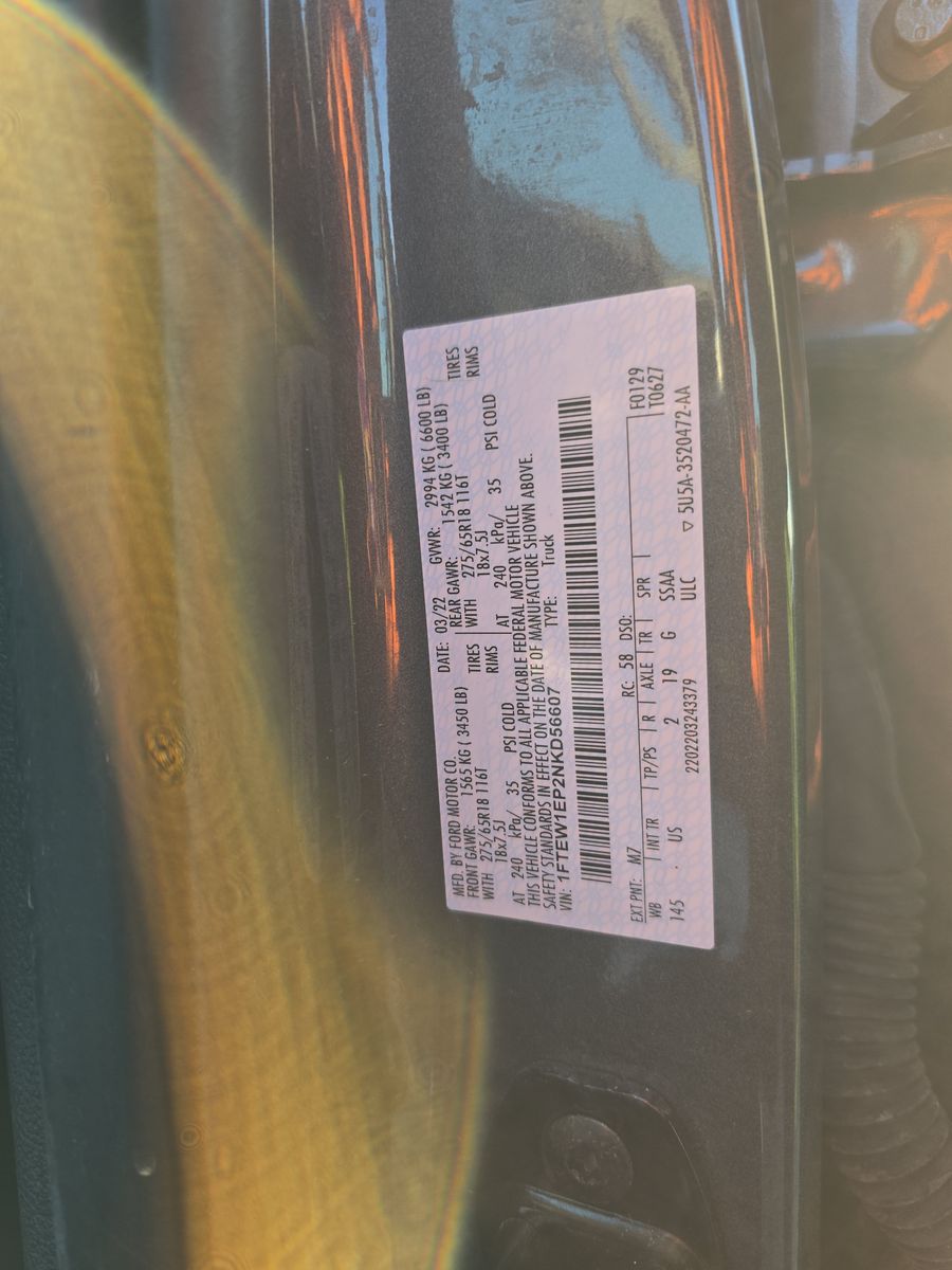 2022 Ford F-150 XLT AWD