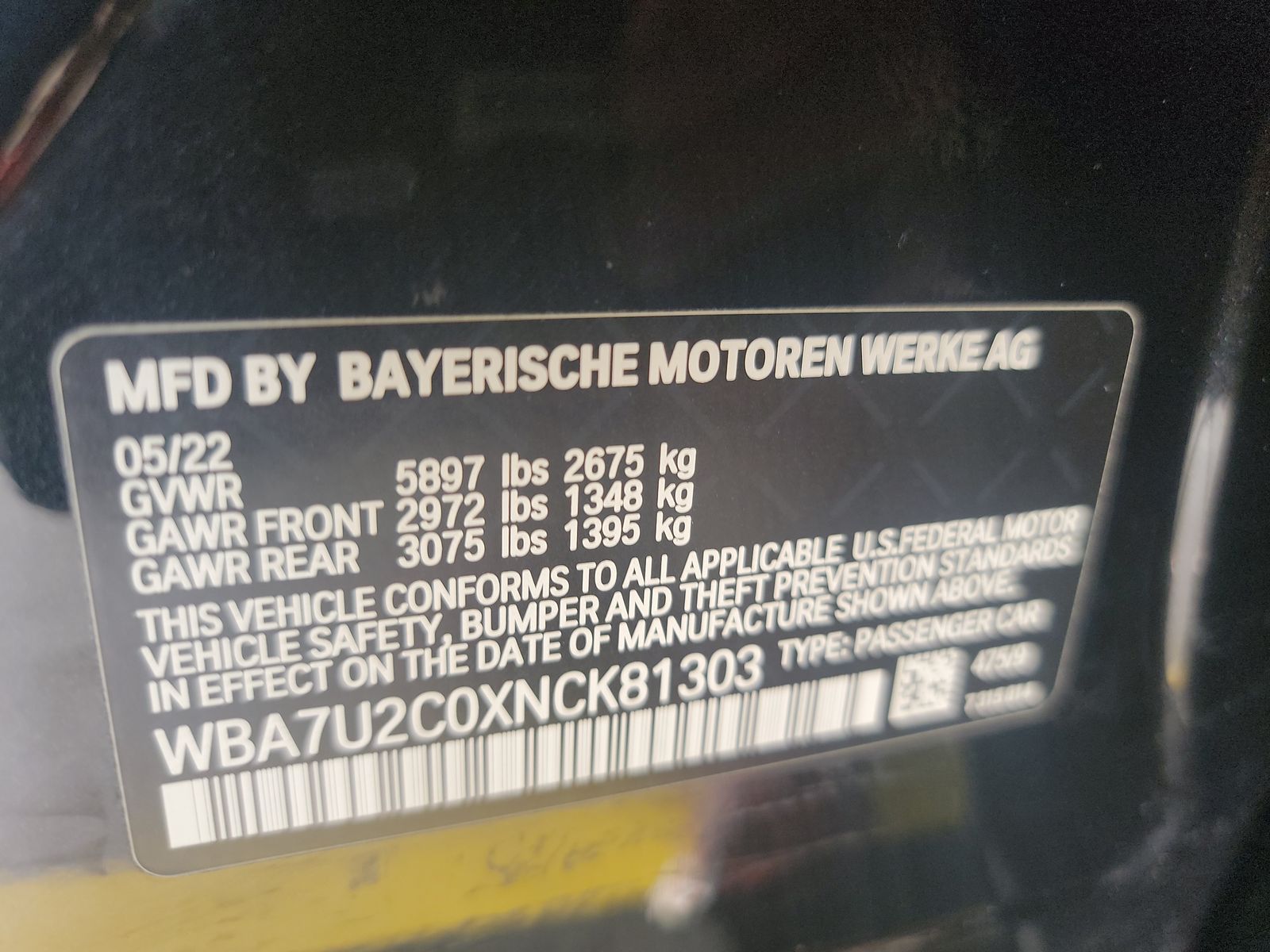 2022 BMW 7 Series 750i xDrive AWD