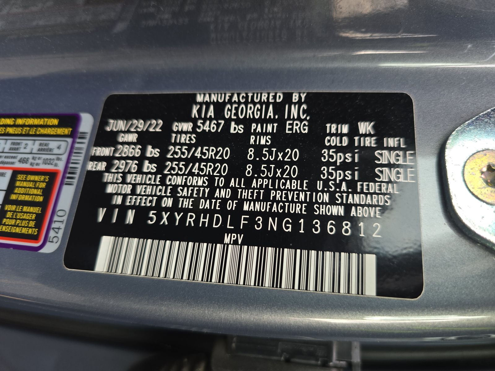 2022 Kia Sorento X-Line EX AWD