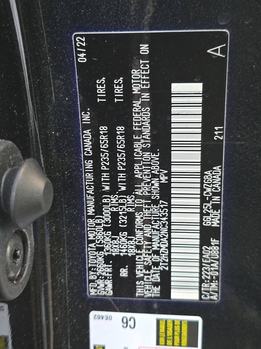 2022 Lexus RX RX 350 AWD