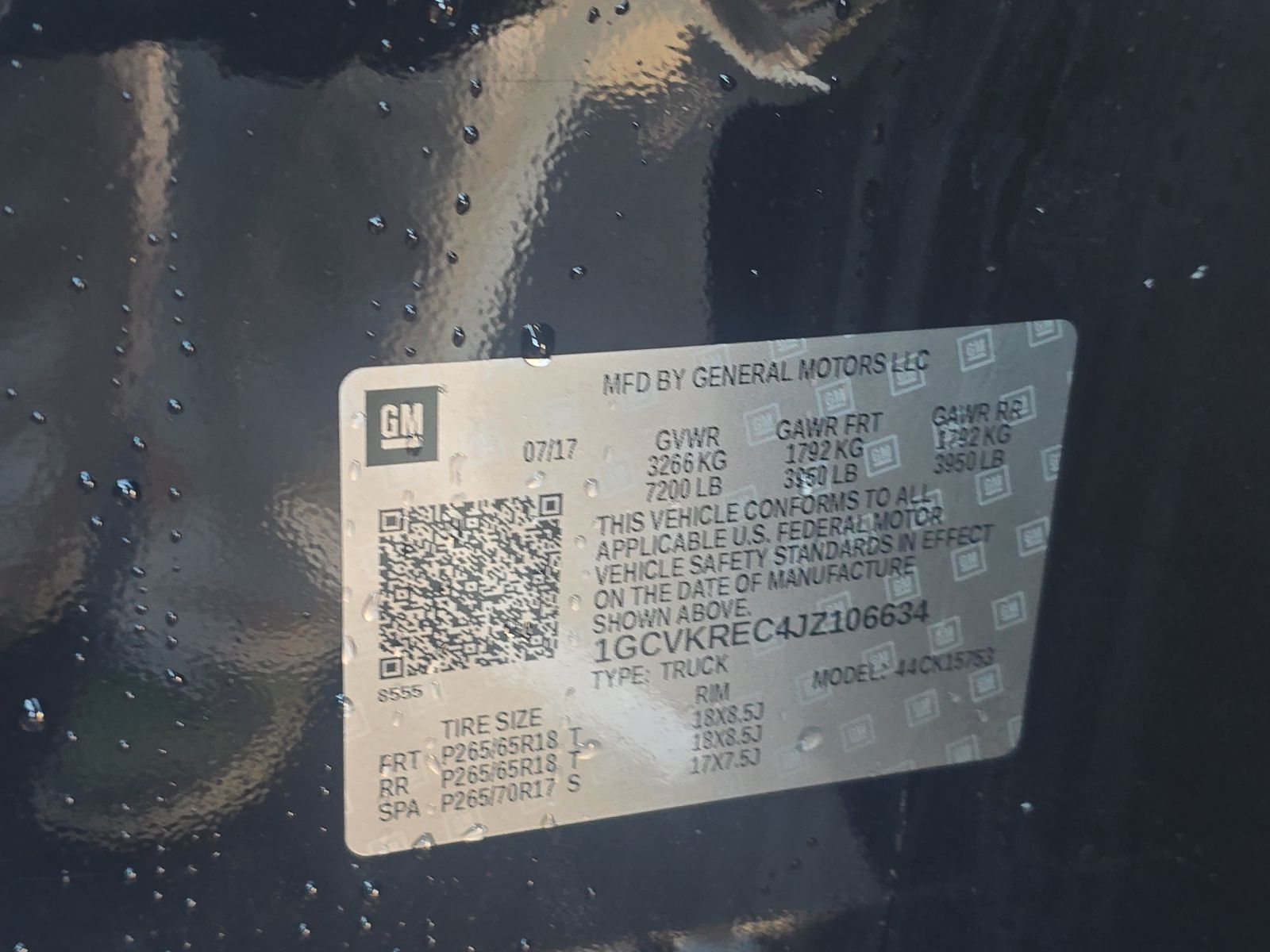 2018 Chevrolet Silverado 1500 LT Z71 AWD