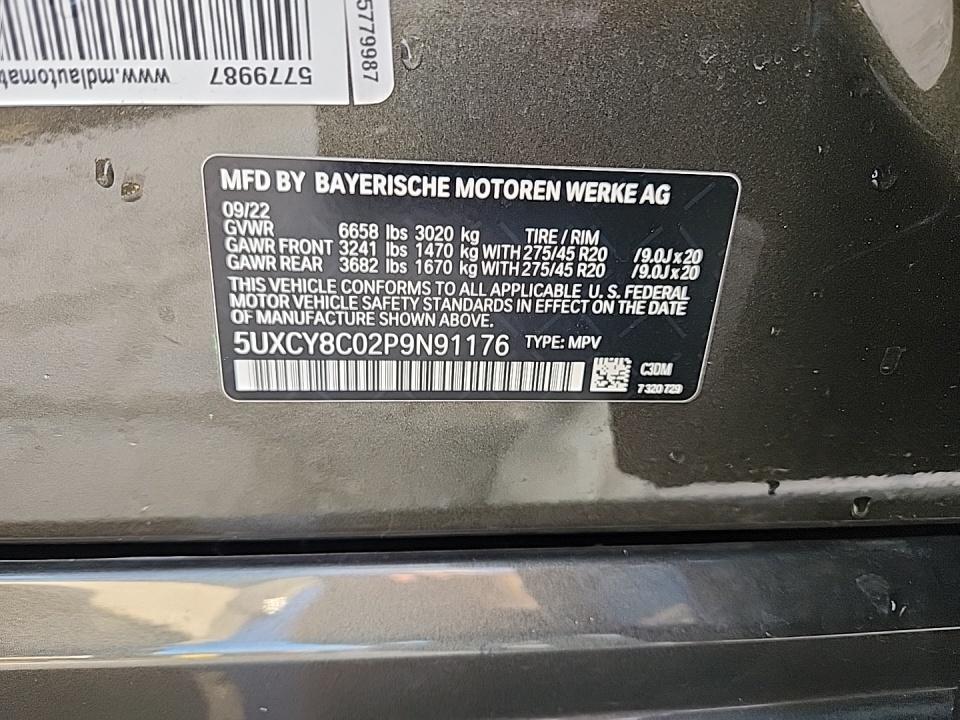 2023 BMW X6 M50i AWD