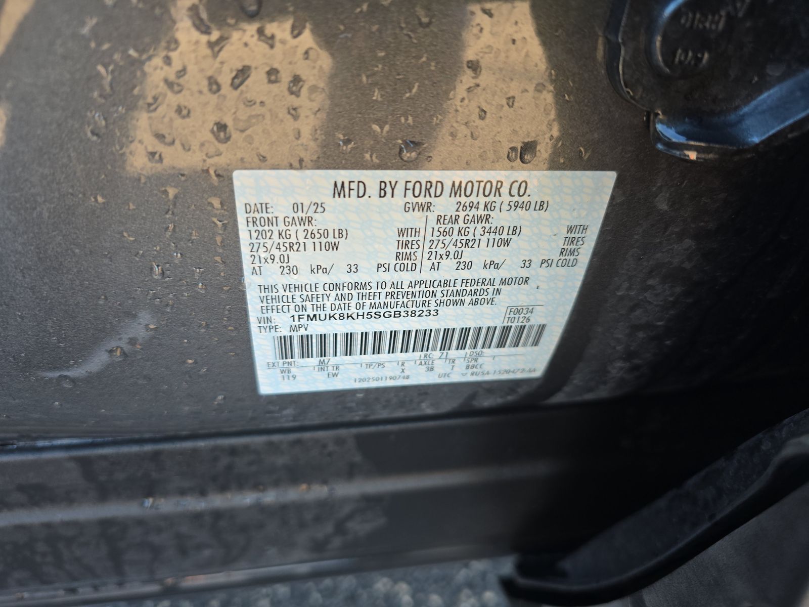 2025 Ford Explorer ST-Line AWD