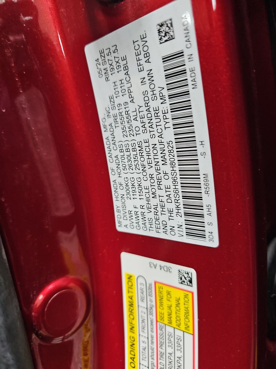 2025 Honda CR-V Hybrid Sport Touring AWD