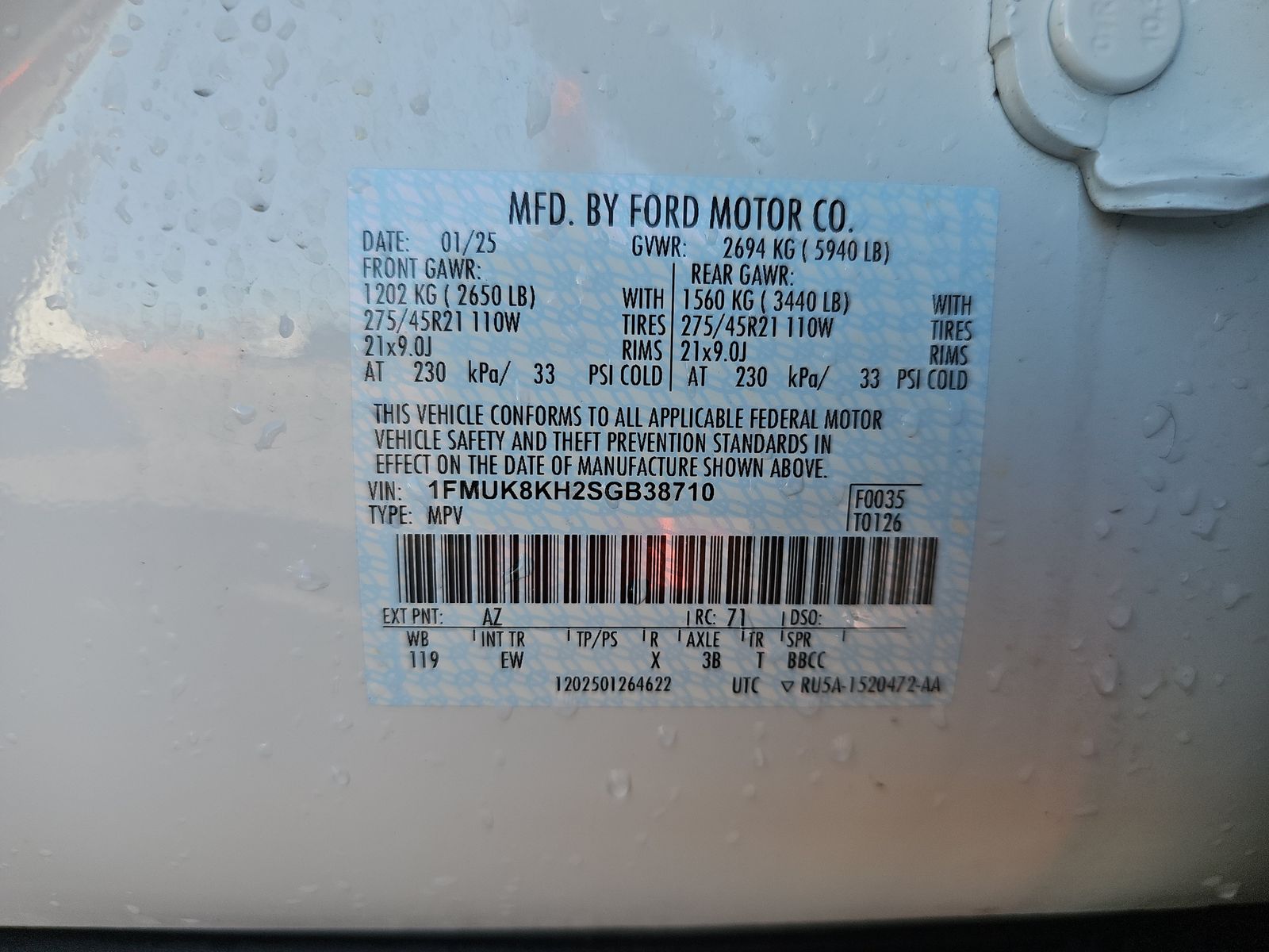 2025 Ford Explorer ST-Line AWD