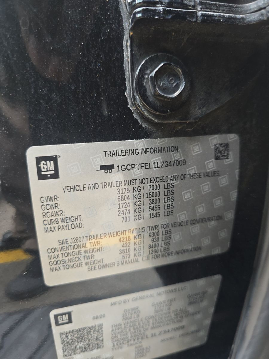 2020 Chevrolet Silverado 1500 LT Trail Boss AWD