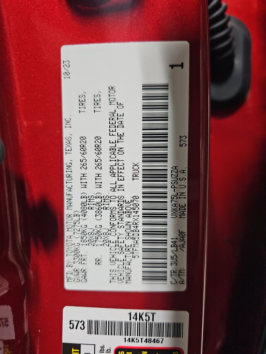 2024 Toyota Tundra 1794 Edition AWD