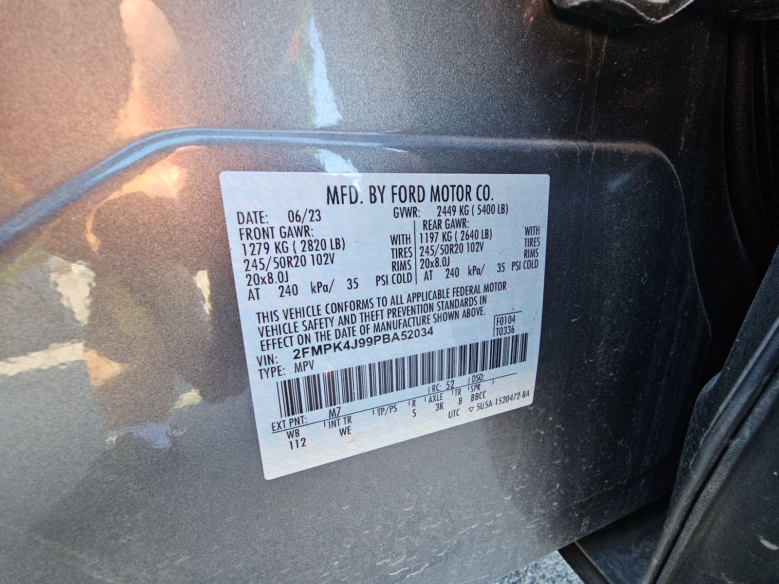 2023 Ford Edge ST-Line AWD