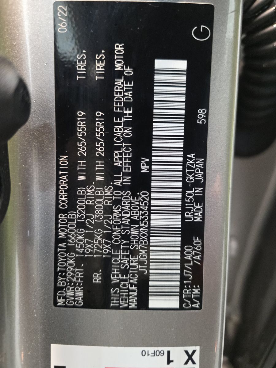 2022 Lexus GX GX 460 Luxury AWD