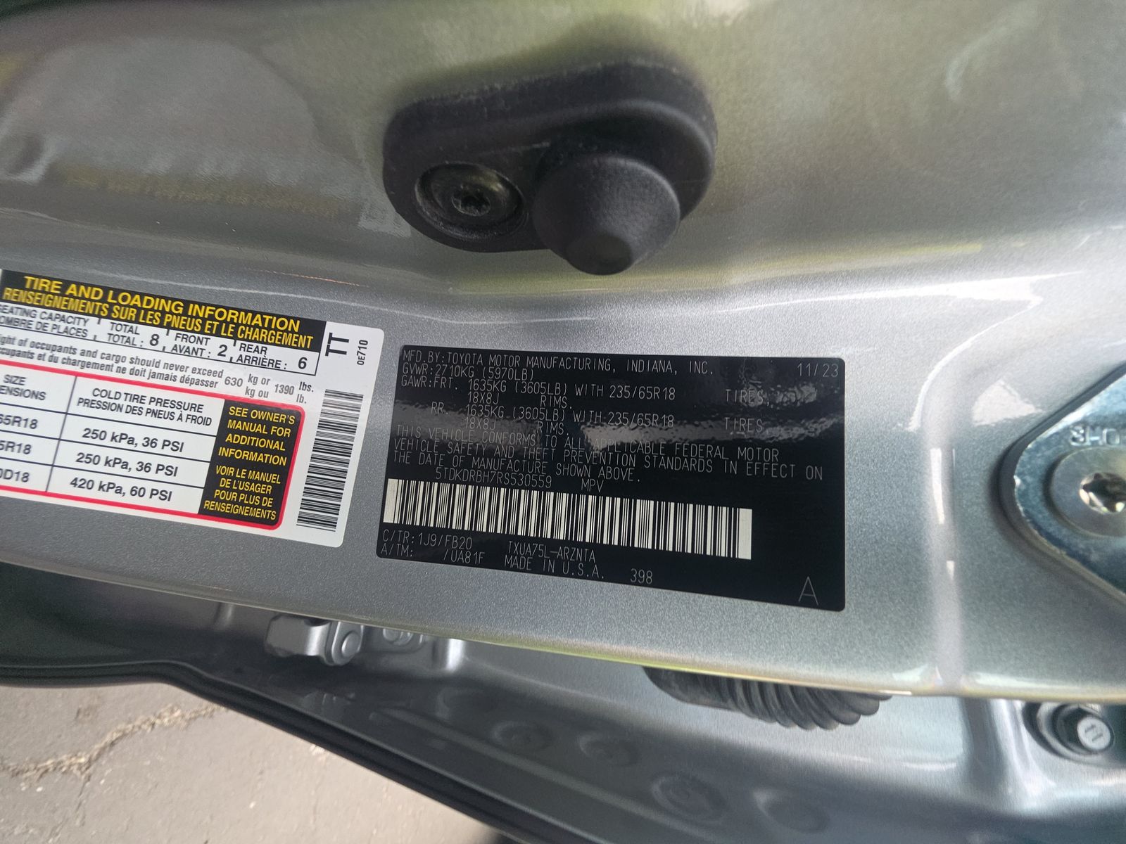 2024 Toyota Highlander LE AWD