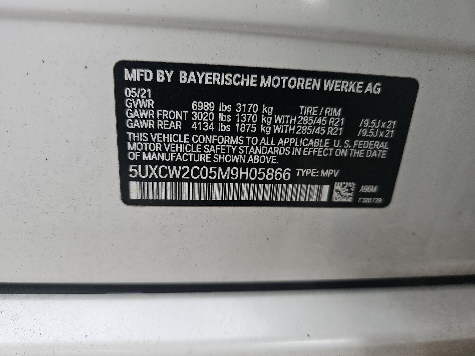 2021 BMW X7 xDrive40i AWD