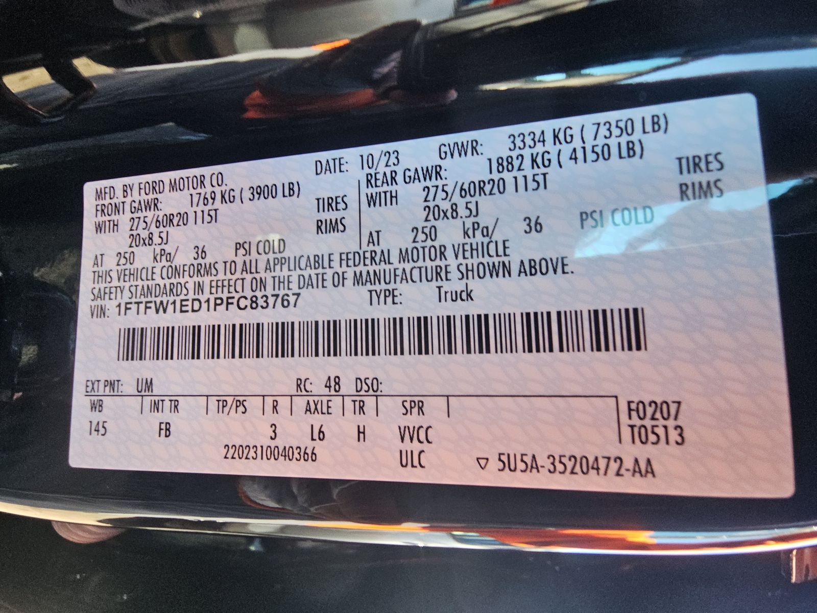 2023 Ford F-150 Hybrid XLT AWD