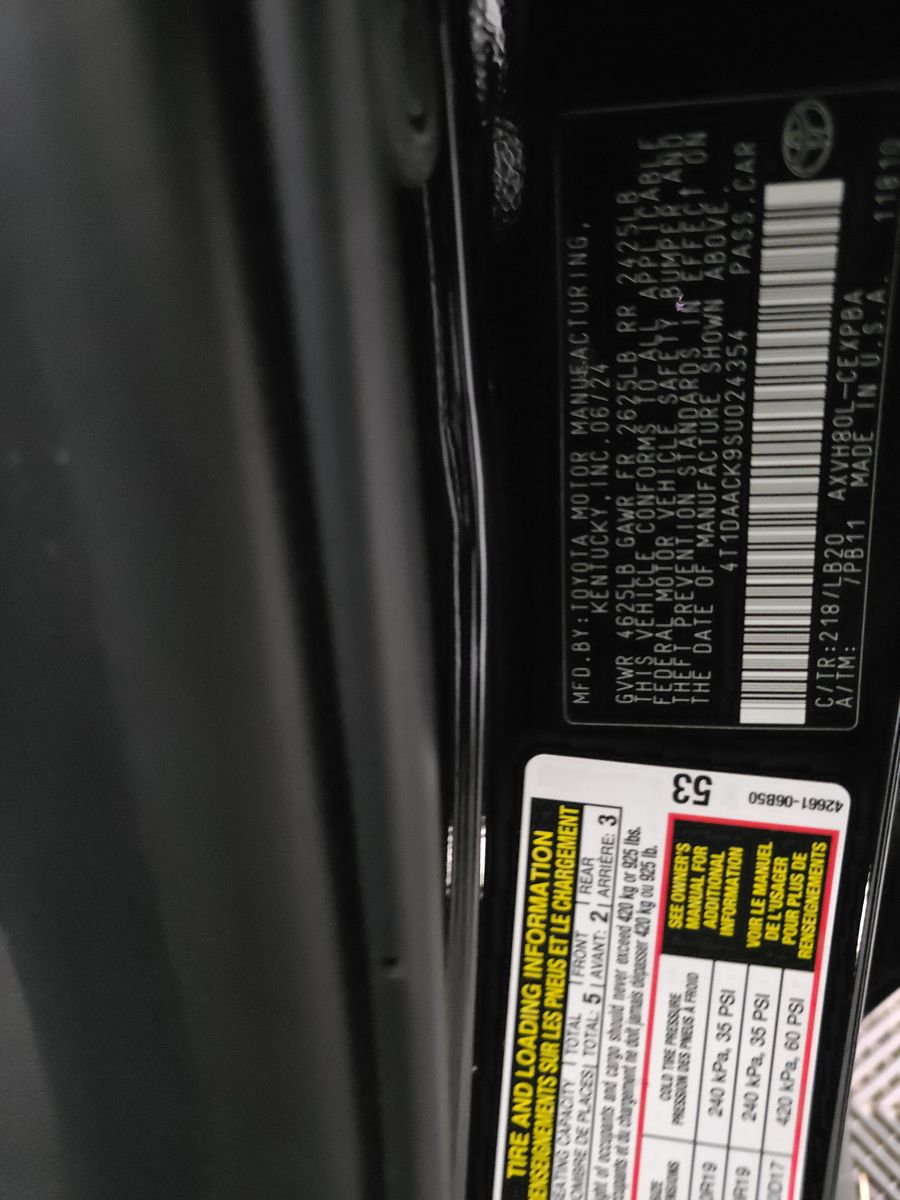 2025 Toyota Camry XSE FWD