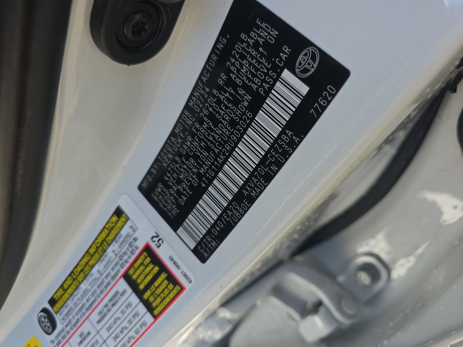 2024 Toyota Camry SE FWD