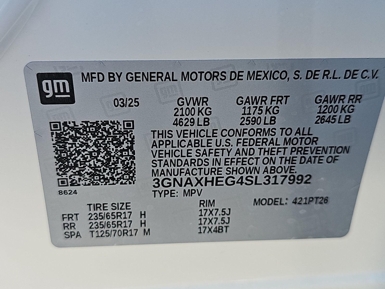 2025 Chevrolet Equinox LT FWD