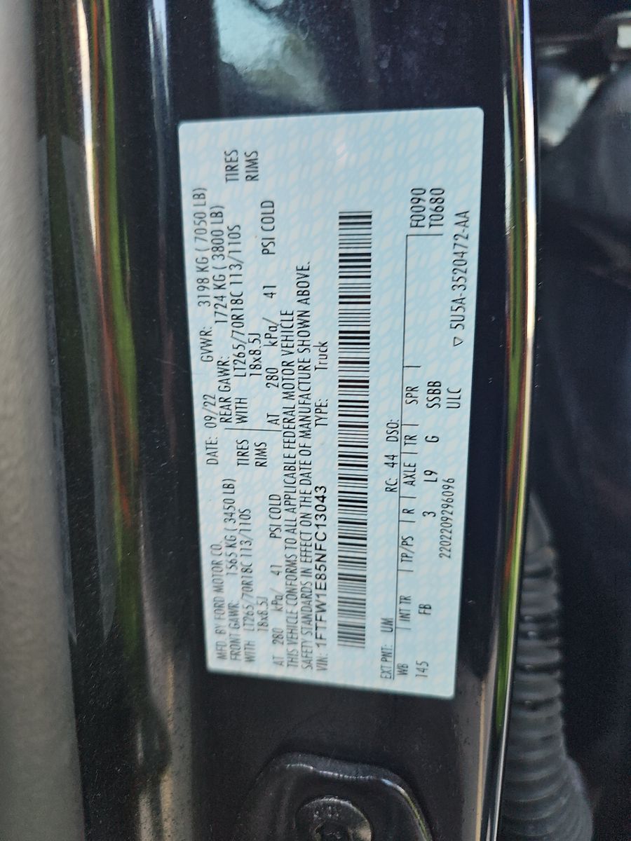 2022 Ford F-150 XLT AWD