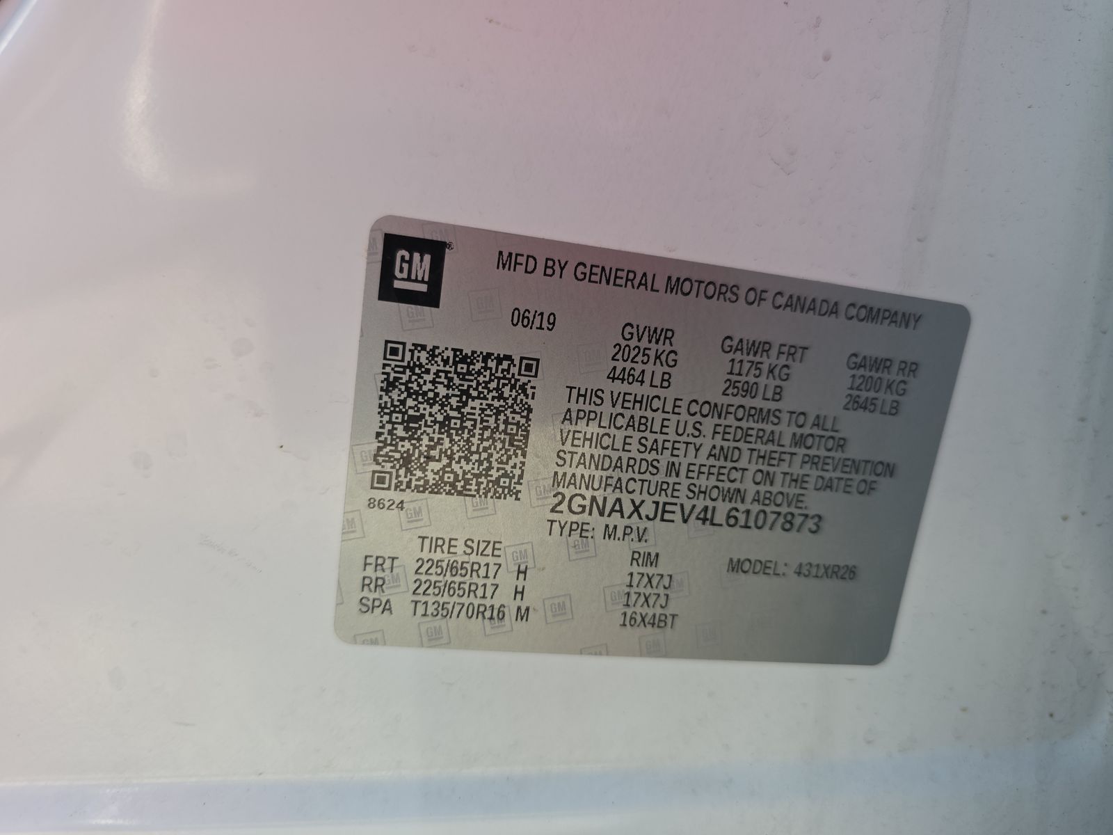 2020 Chevrolet Equinox LT FWD