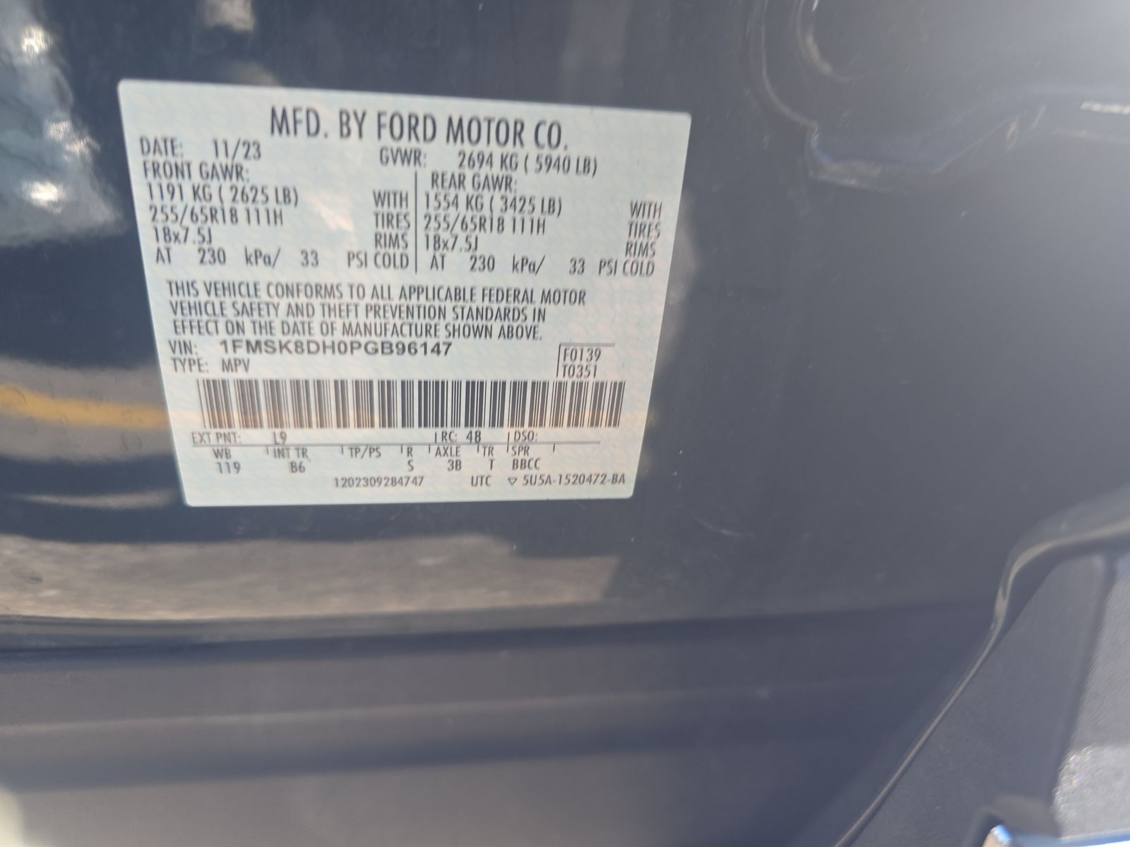 2023 Ford Explorer XLT AWD