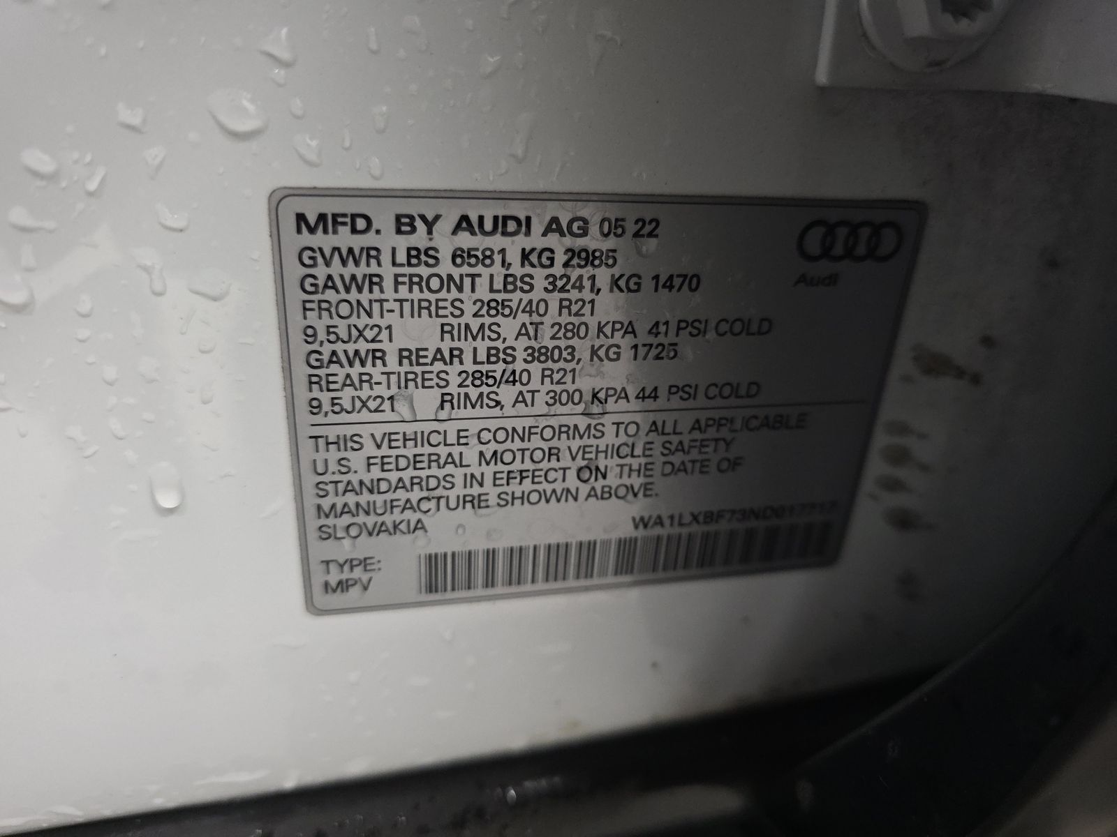 2022 Audi Q7 Premium Plus AWD