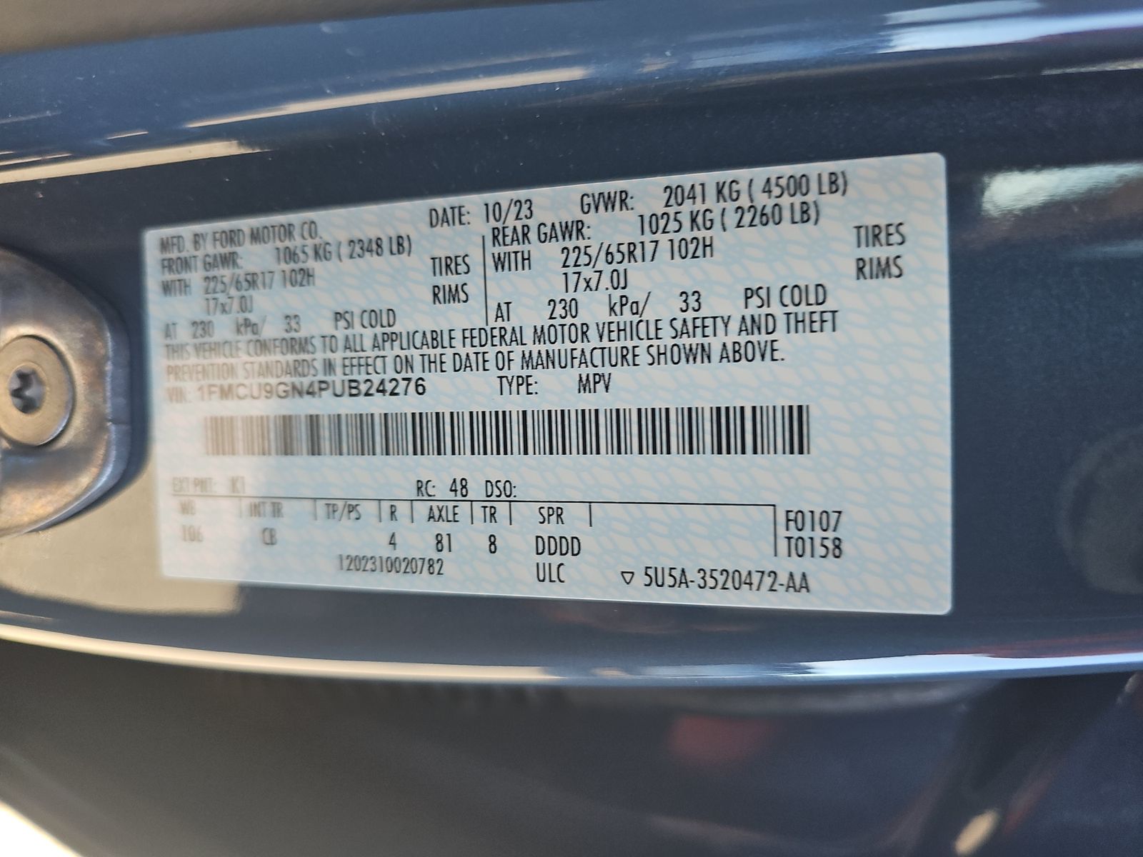 2023 Ford Escape Active AWD