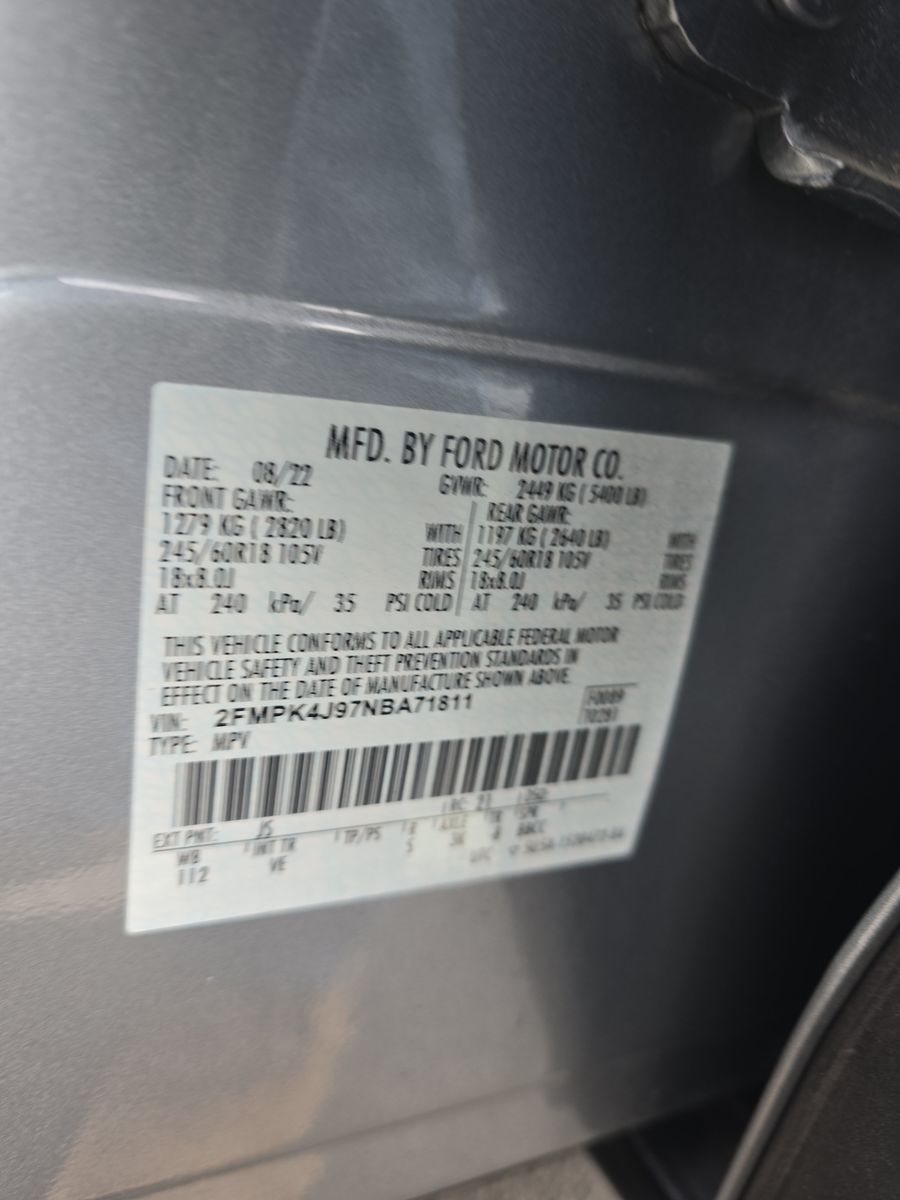 2022 Ford Edge SEL AWD