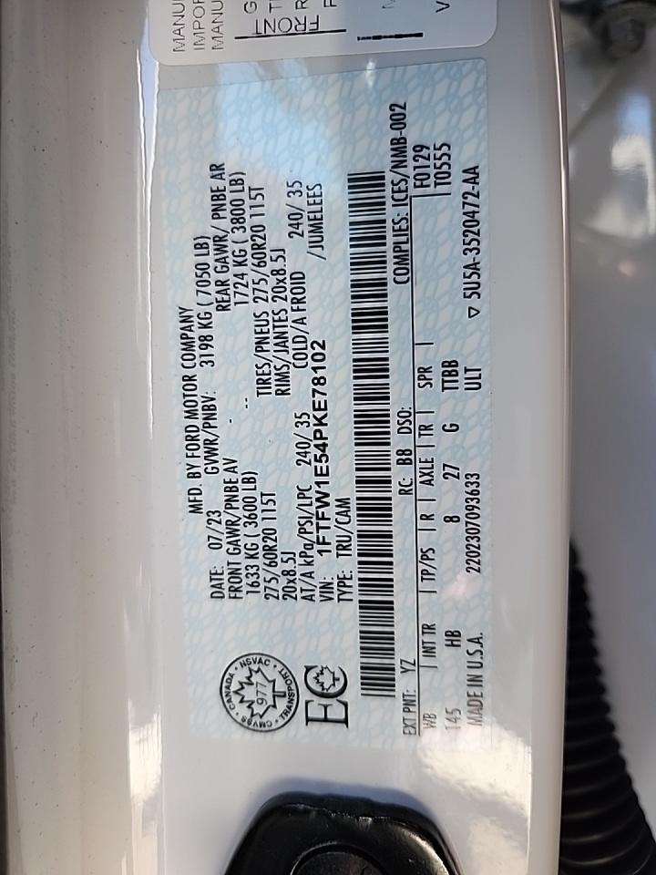 2023 Ford F-150 Lariat AWD