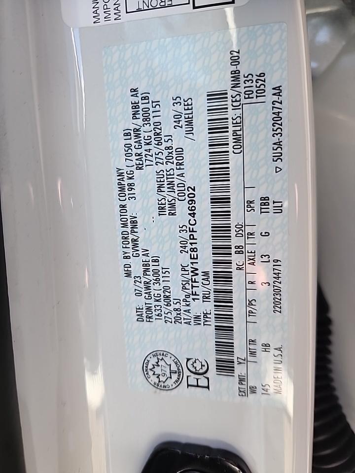 2023 Ford F-150 Lariat AWD