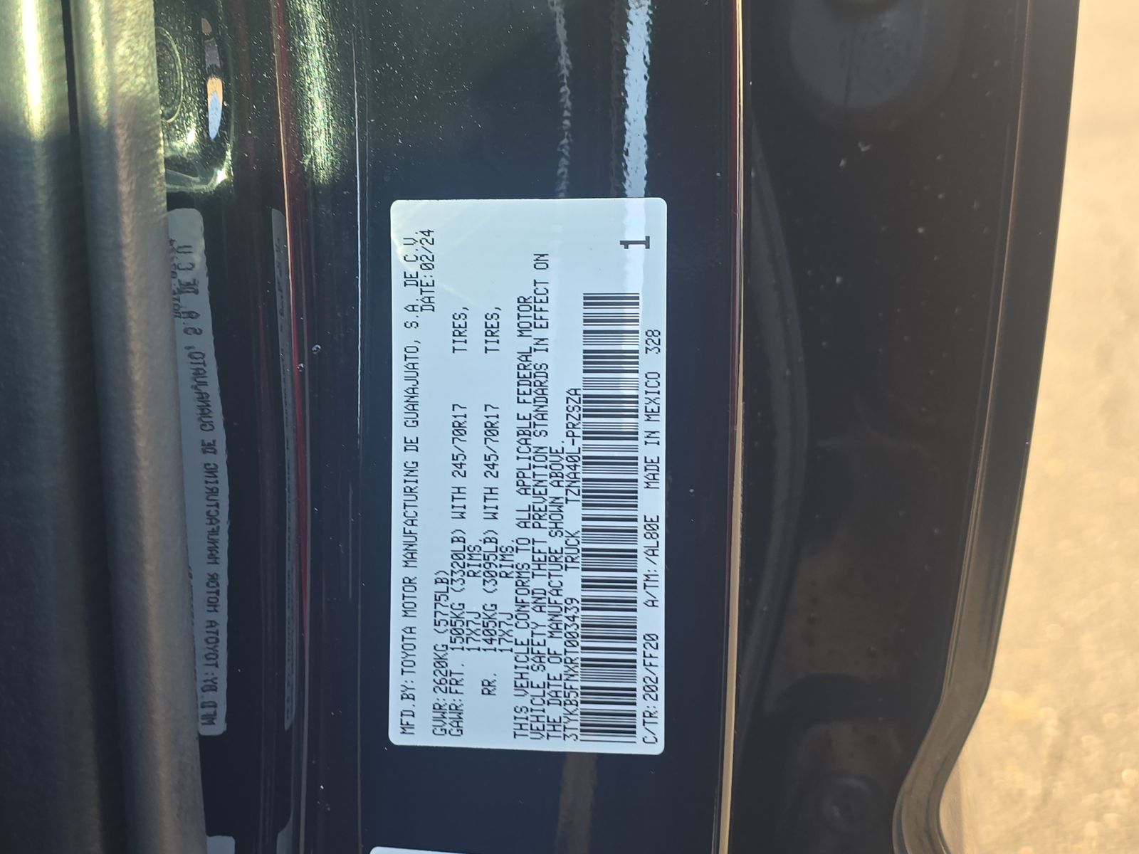 2024 Toyota Tacoma SR5 RWD