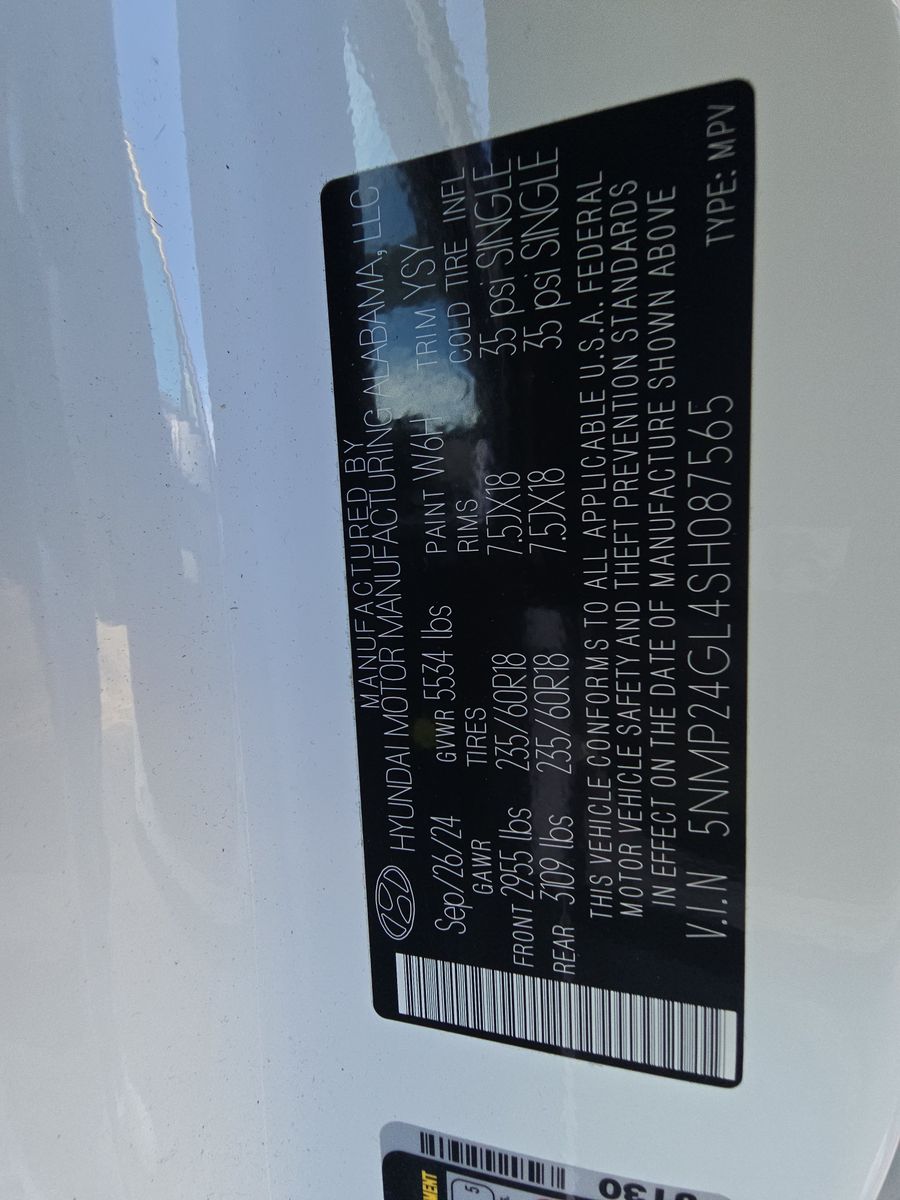 2025 Hyundai Santa Fe SEL FWD