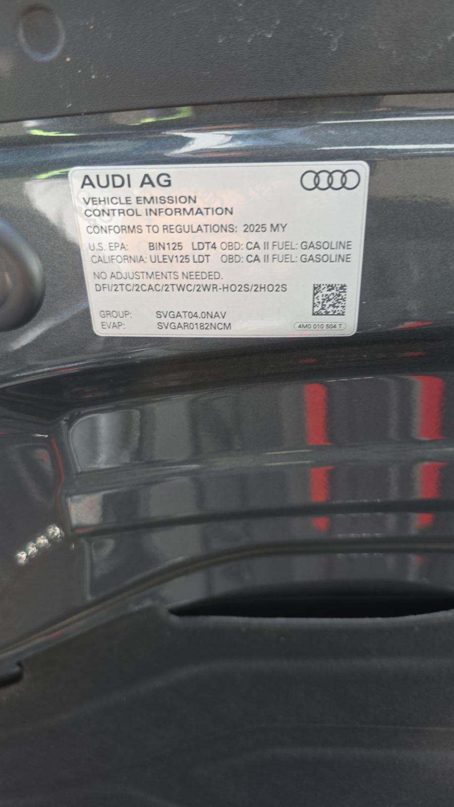 2025 Audi SQ8 Prestige AWD