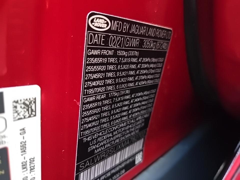 2021 Land Rover Range Rover Sport HSE Silver Edition AWD