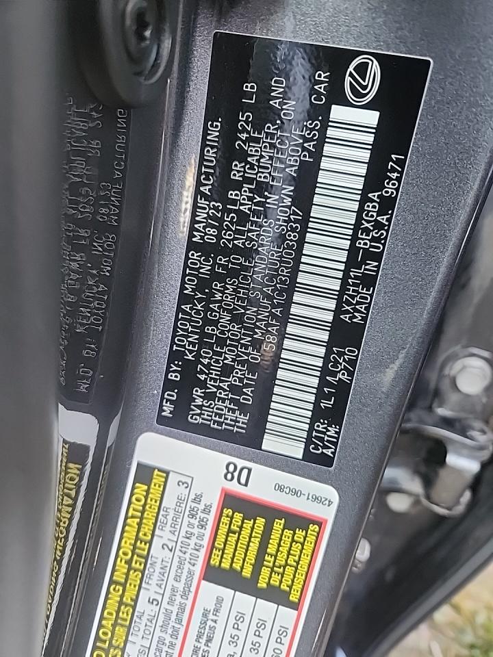 2024 Lexus ES ES 300h Ultra Luxury FWD