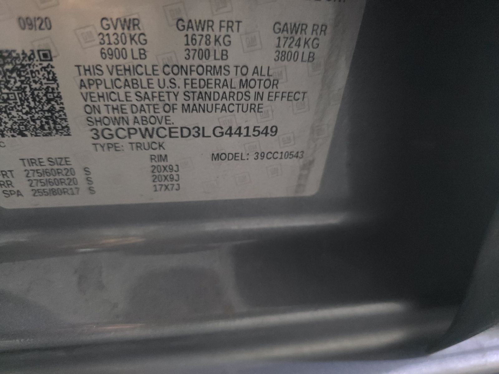 2020 Chevrolet Silverado 1500 LT RWD