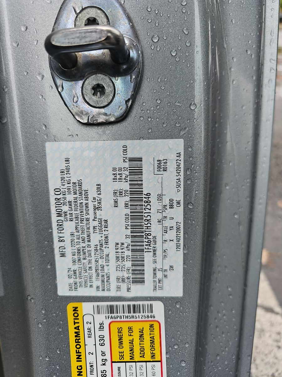 2024 Ford Mustang EcoBoost Premium RWD