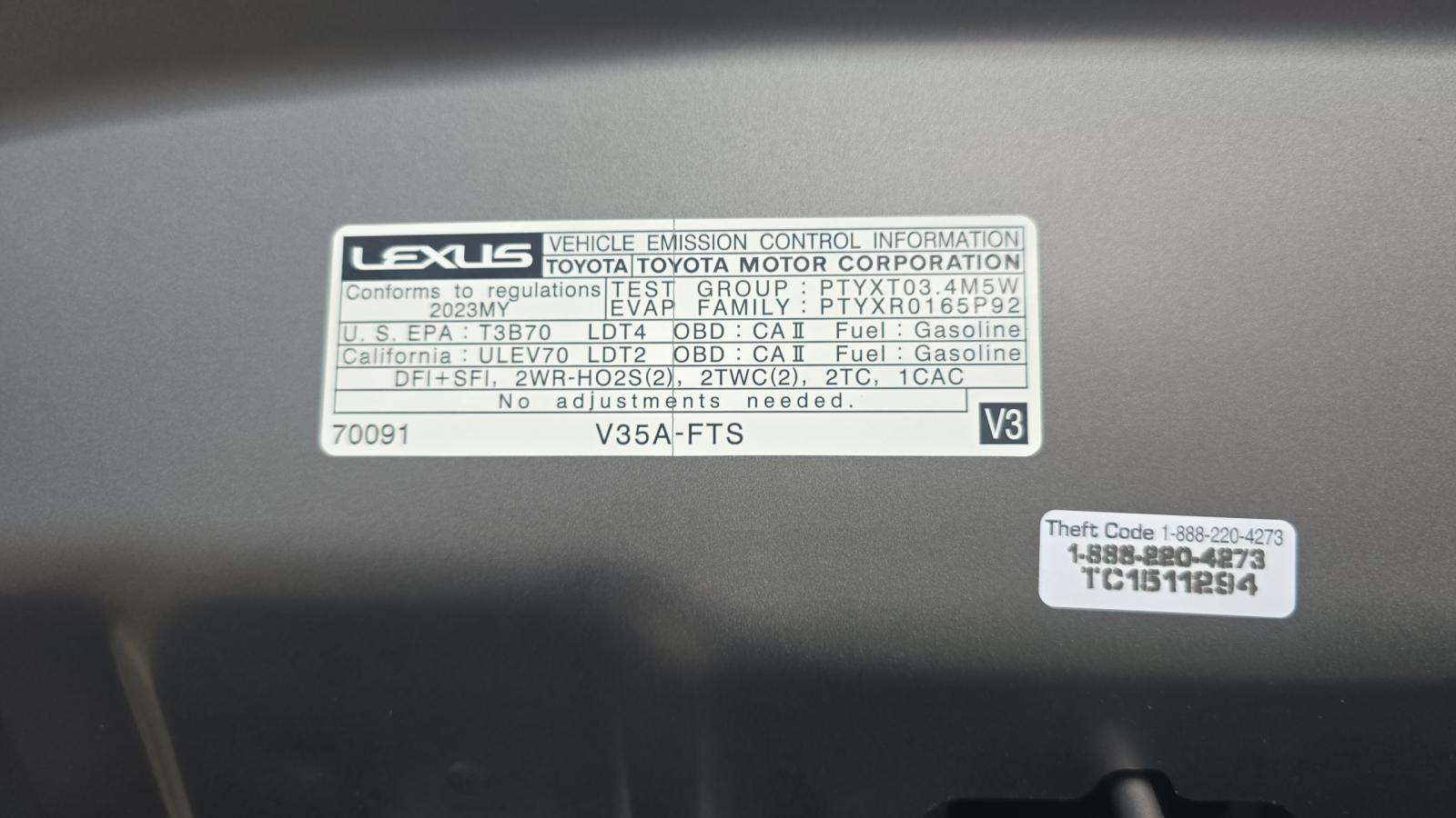 2023 Lexus LX LX 600 F SPORT AWD