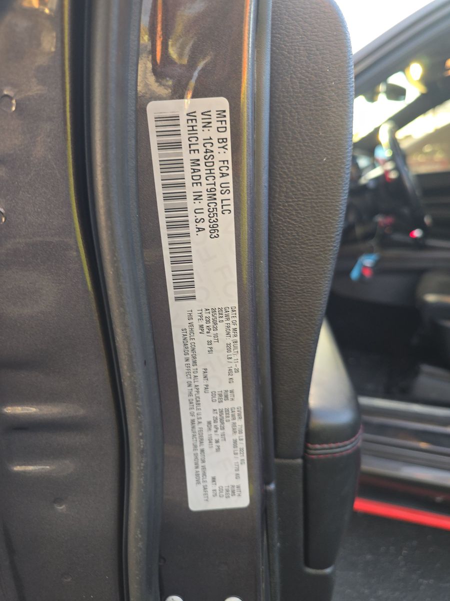 2021 Dodge Durango R/T RWD