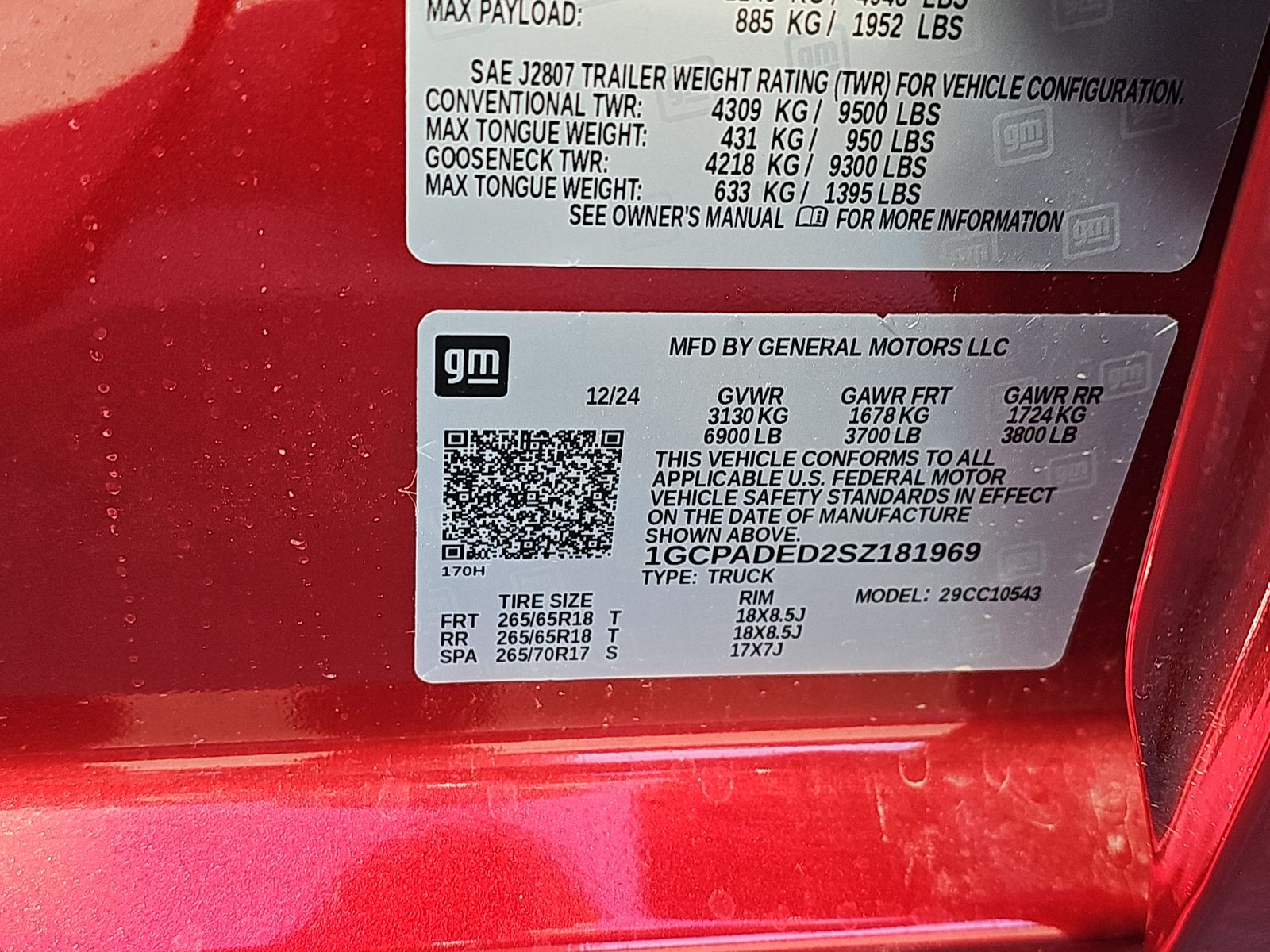 2025 Chevrolet Silverado 1500 RST RWD