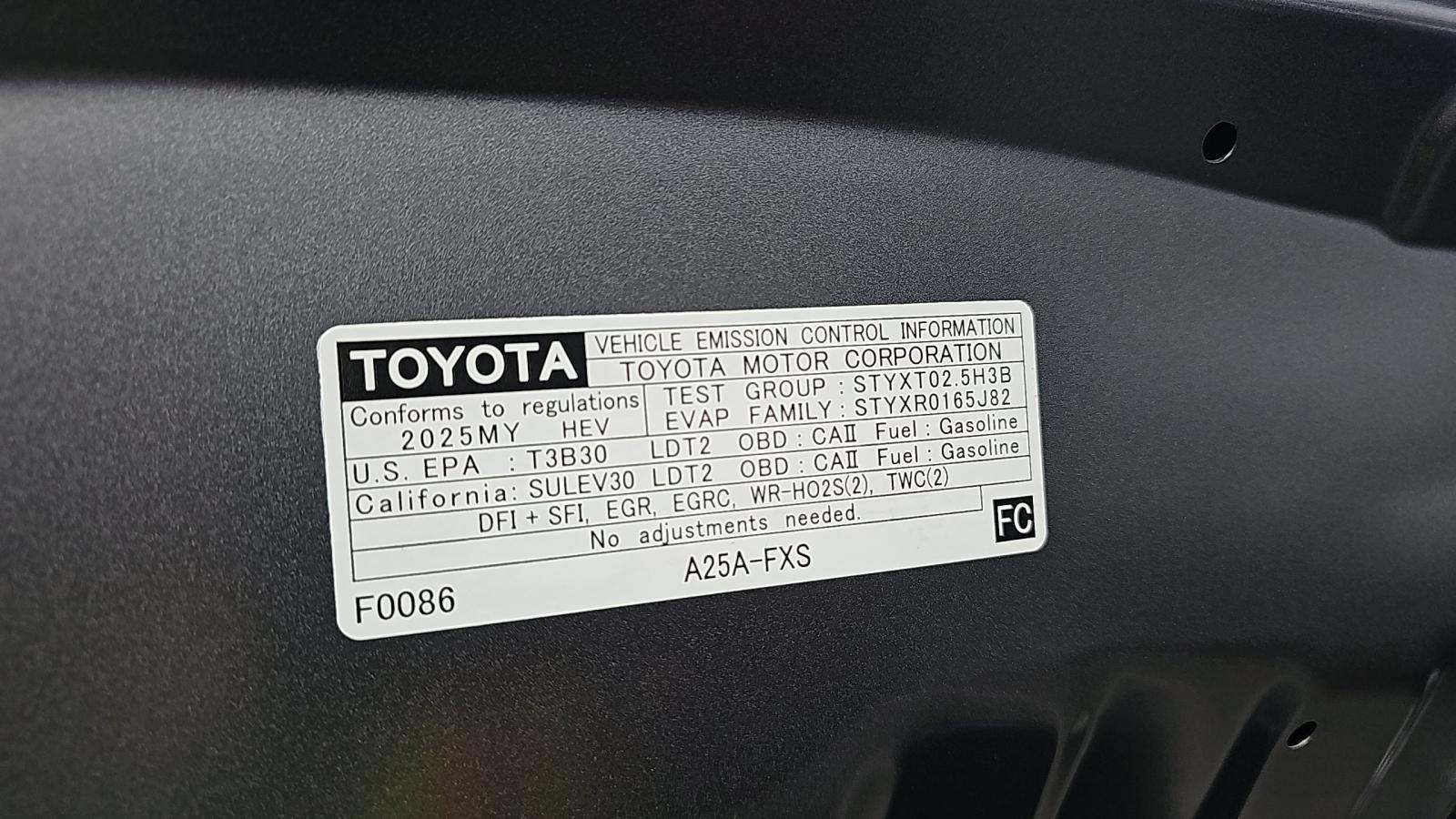 2025 Toyota RAV4 Hybrid XLE AWD