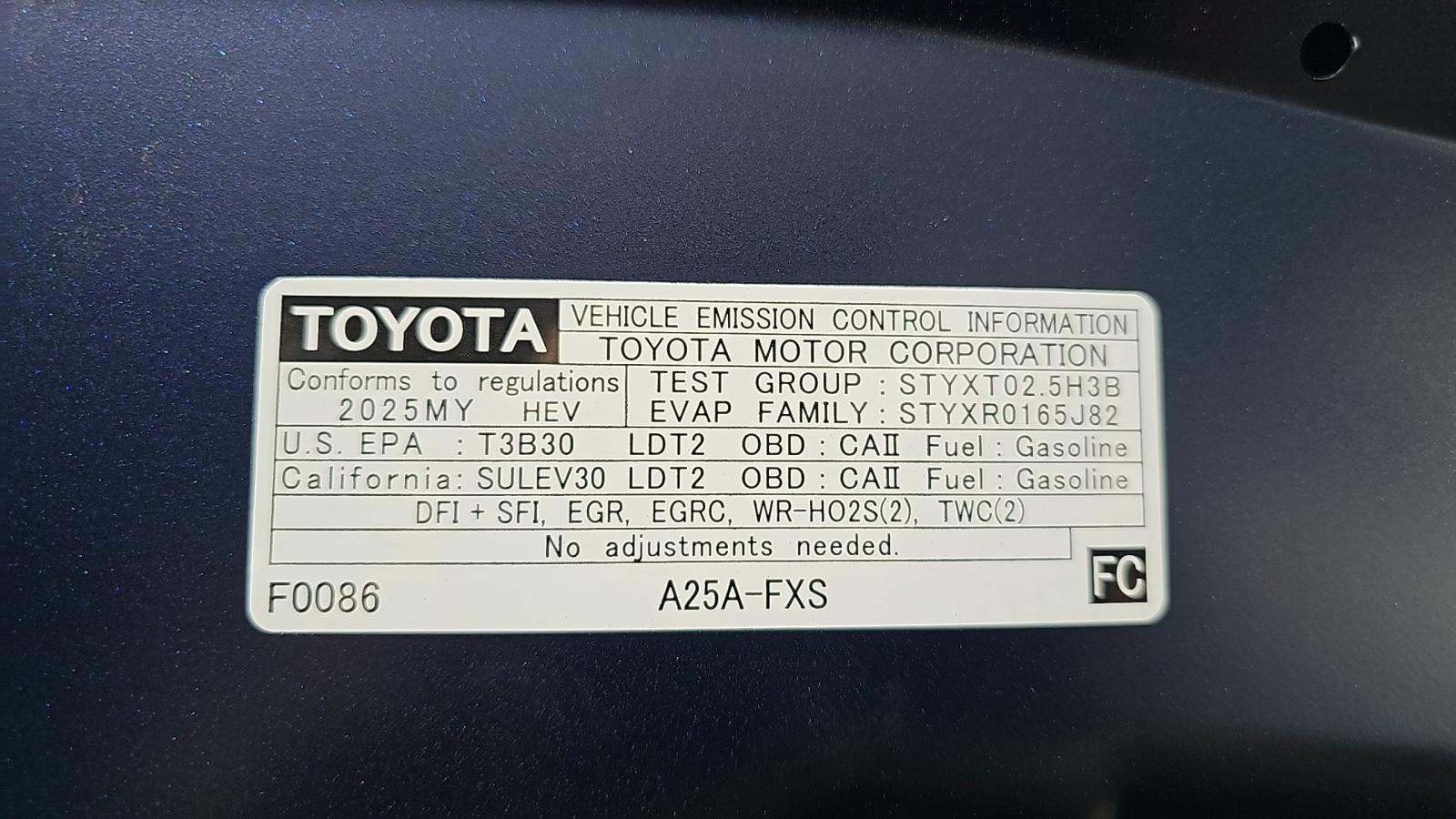 2025 Toyota RAV4 Hybrid XLE AWD