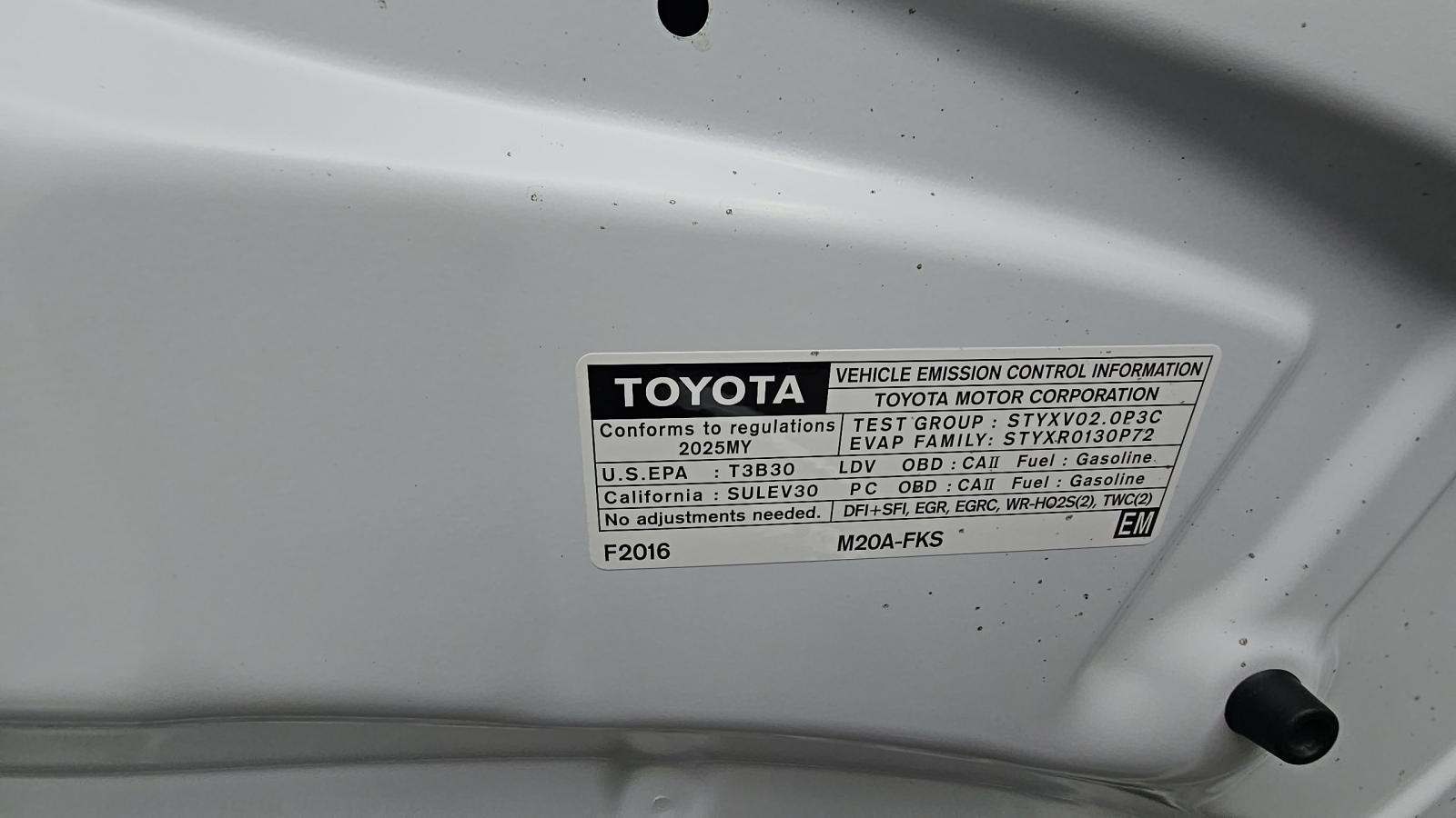 2025 Toyota Corolla LE FWD