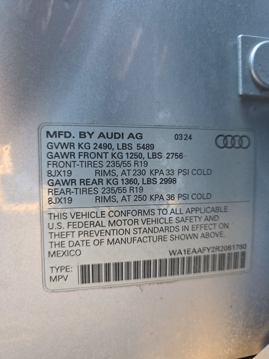 2024 Audi Q5 S line Premium Plus AWD